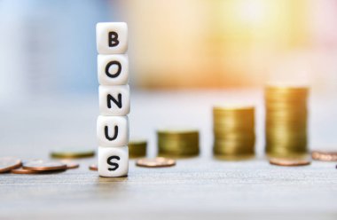 Yıllık Bonus konsepti / Bonus ve Yığın madeni paraları