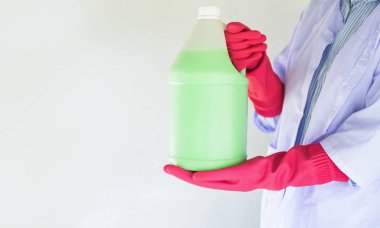 şişe sıvı yerde toz temizlemek için, dezenfektan zemin CL