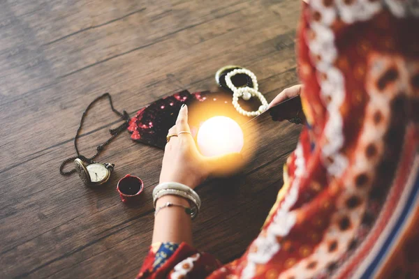 Tarot tarjetas lectura adivinación Lecturas psíquicas y clarividencia — Foto de Stock