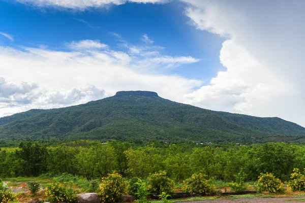 Beautiful Mountain Cloud Blue Sky View Point Fuji Mountain Loei — Stock Photo, Image