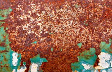 Kirli yüzey eski pas duvarı / Grunge metal deseni soyut endüstriyel arka plan