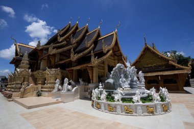 Tayland lamphun tapınakta San Pa Yang