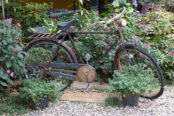 Old Bicycle Have Rusty — Stock Photo, Image