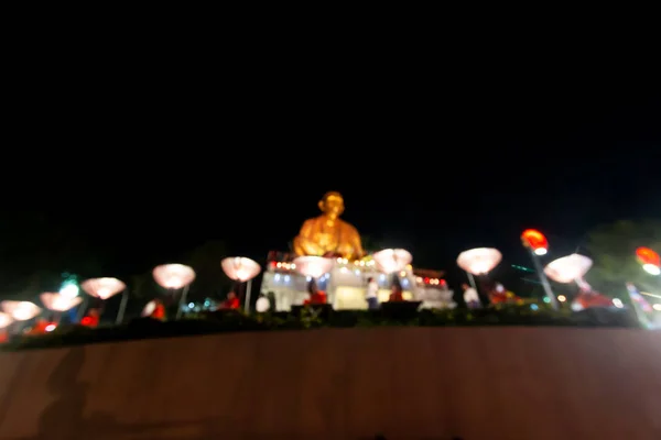 Лампхун Таиланд Ноября 2018 Года Фестиваль Loy Krathong Фонарями Sky — стоковое фото