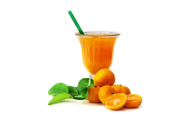 Verse Chinese Oranje Knippen Jus Orange — Stockfoto