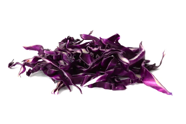 Chou Fleur Violet Frais Sur Bois Table — Photo