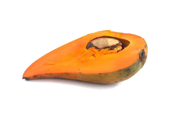 Lucuma Fruit Algemene Naam Van Deze Vrucht Isolaat Wit — Stockfoto