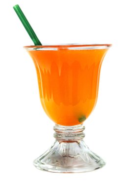 taze Çin turuncu kesim ve portakal suyu 