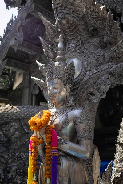 Wat Suphan Храм Сделано Серебра Провинции Чиангмай — стоковое фото