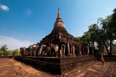 Sukhothai Antik Kenti Antik kalıntıları 700 yılı aşkın