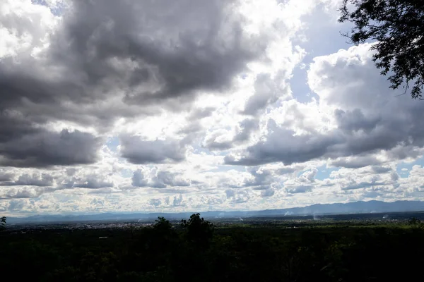 beautiful clouds and Mountain before Storm is coming