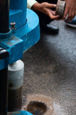 Mühendislik kontrol yol standartları için Yol sondaj makinesi ile yol sondaj olduğunu