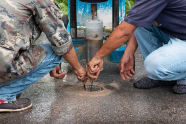 Mühendislik kontrol yol standartları için Yol sondaj makinesi ile yol sondaj olduğunu