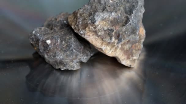 Vdo Clip Basalt Rock Industry — Stock Video