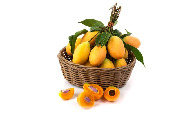Thai Fruit Maprang Marian Plum — Stock Photo, Image