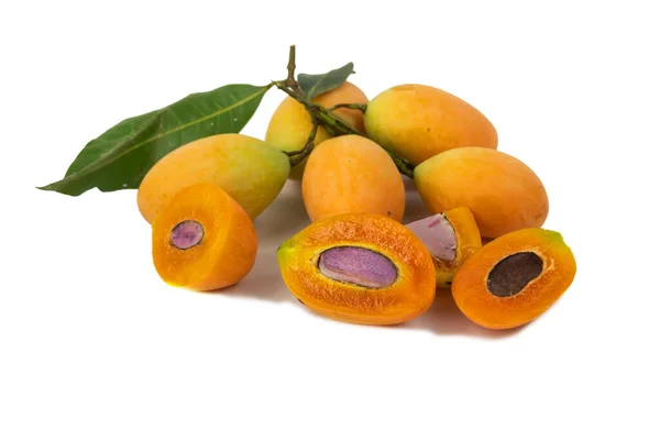 Thai Fruit Maprang Atau Marian Plum — Stok Foto