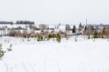 Alanları üzerinde kış ayının son günü