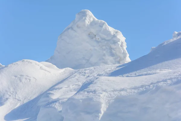 Grandes Montagnes Enneigées Hiver — Photo