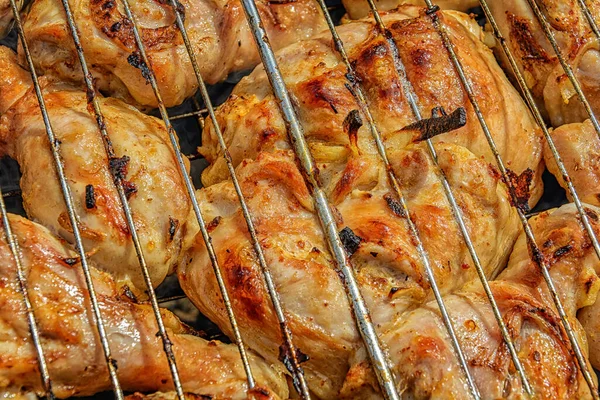 Foto Makanan Daging Ayam Panggang Yang Lezat — Stok Foto