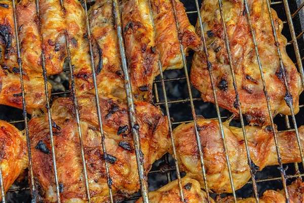Foto Makanan Daging Ayam Panggang Yang Lezat — Stok Foto