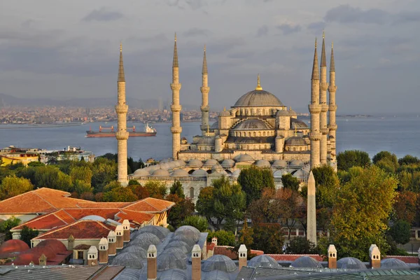 蓝色清真寺 伊斯坦布尔 土耳其 图库照片