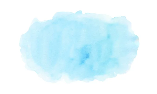 Blue Watercolor Pot Abstract Background Hand Painted Texture Abstract Isolated — 스톡 사진