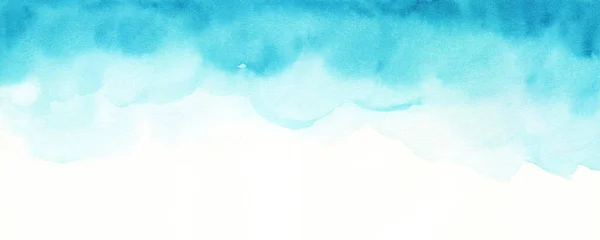 Abstraktes Aquarell Verschwimmt Hintergrund Handgemalte Textur Farbflecken Sky Konzept Design — Stockfoto