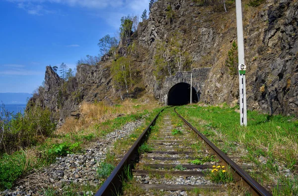 Verão Ferrovia Circum Baikal — Fotografia de Stock