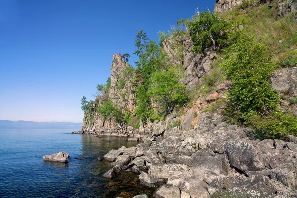 Summer Lähellä Circum Baikal Rautatie — kuvapankkivalokuva