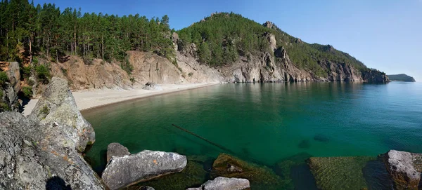 Sandbucht Des Baikalsees Ostsibirien — Stockfoto