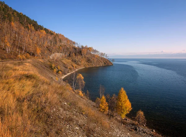 Musim Gugur Selatan Danau Baikal — Stok Foto