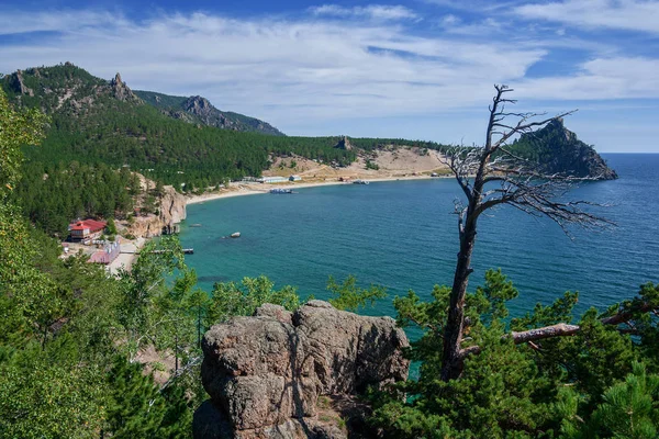 Bahía Peschanaya Lago Baikal — Foto de Stock