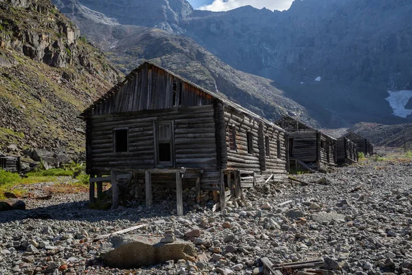 Abandoned Uranium Mine Marble Valleystalins Gulag Camp Borlug Kodar Ridge — Stock Photo, Image