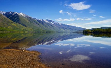 Göl Leprindo dağlarda ridge Kodar, Transbaikalia, Doğu Sibirya