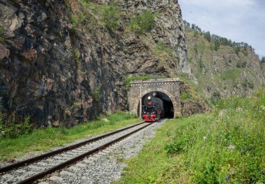 Eski çevre-Baykal demiryolu lokomotif Buhar