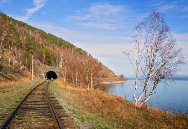 Turistas Ferrocarril Circum Baikal —  Fotos de Stock