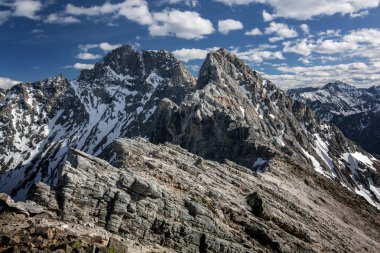 Dağ geçidi timsah Doğu Sayan Dağları
