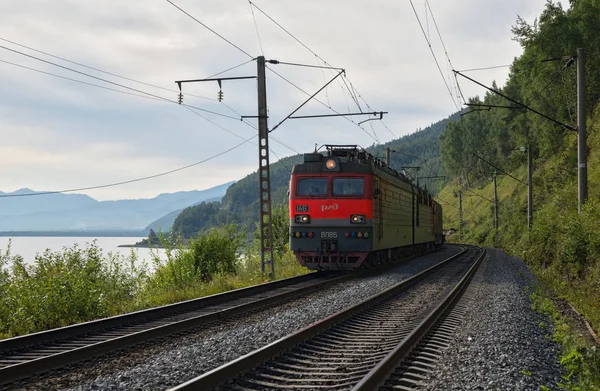 Trans-Siberian Railway near Lake Baikal in Eastern Siberia