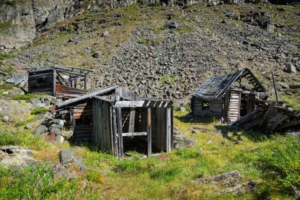 Elhagyott Uránbánya Kodar Mentesít Ridge Márvány Valleystalins Gulag Táborban Borlug — Stock Fotó