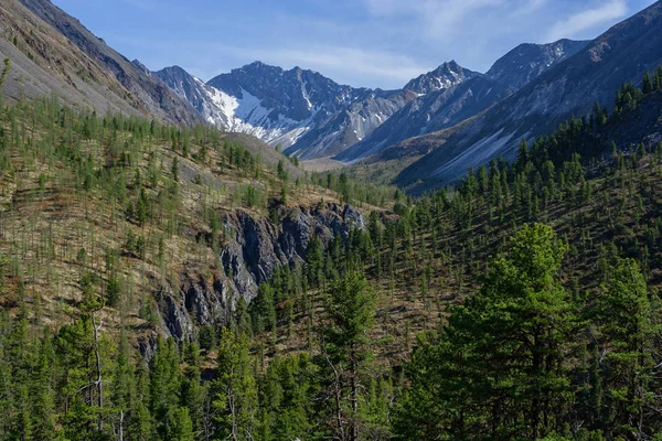 Flussschlucht Den Bergen Östlich Von Sayan — Stockfoto