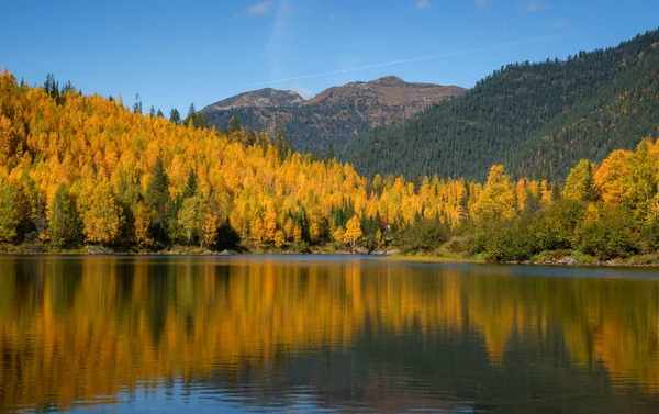 Beginning Autumn Mountains Range Khamar Daban Eastern Siberia — Stock Photo, Image