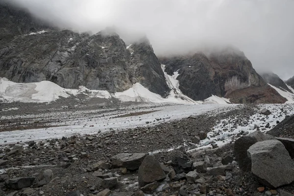 Glaciar Llamado Preobrazhensky Las Montañas Kodar Cresta — Foto de Stock