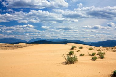 transbaikalia'nın Doğu Sibirya'da Chara sands