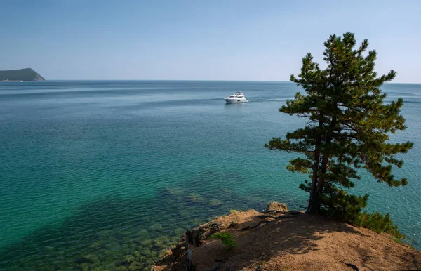 Blick Auf Den Baikal Von Der Klippe — Stockfoto