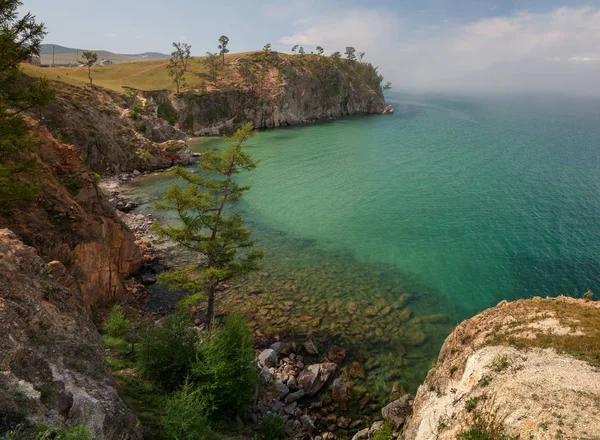 Bahía Del Pequeño Mar Del Lago Baikal — Foto de Stock