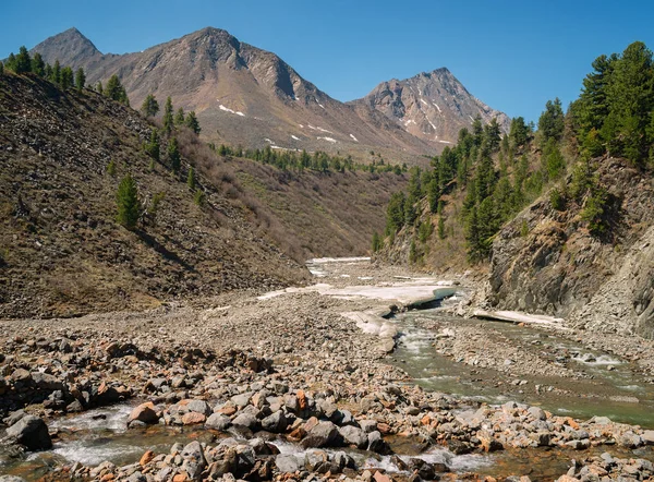 Cañón Río Shumak Sayan Oriental Siberia Oriental —  Fotos de Stock