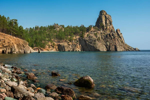 Rock Little Bell Lago Baikal — Foto de Stock