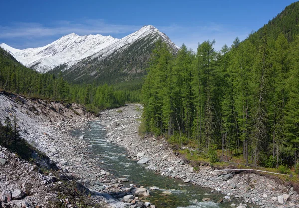 Shumak River Nel Lago Tunkinskie Montagna Siberia Orientale Sayan Orientale — Foto Stock