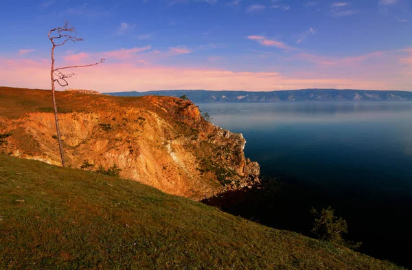 Early Morning Small Sea Strait Lake Baikal — Stock Photo, Image