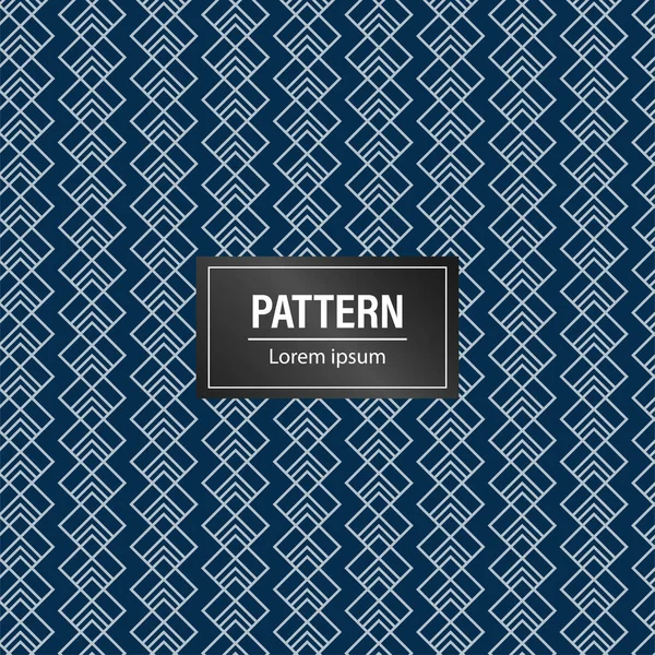 Geometric Pattern Background Minimalist Modern Blue Background — Stock Vector